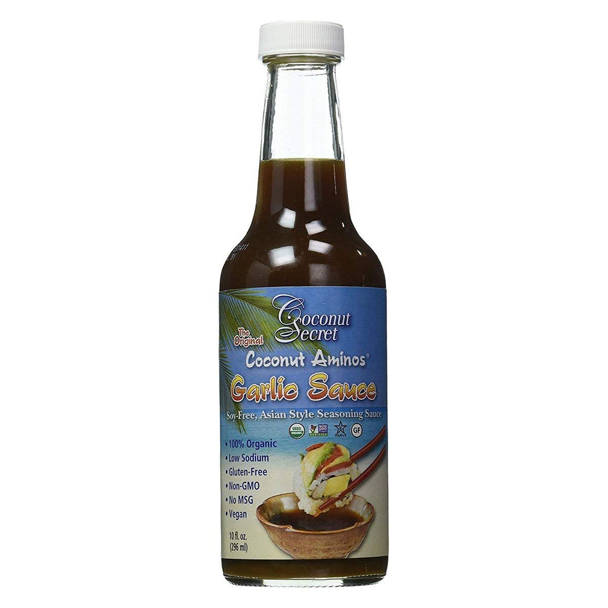 Coconut Aminos Garlic Sauce 10 Ounces (Pack Of 12)