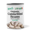 Food to Live Organic Italian Canned Cannellini Beans, 14 oz (Pack of 1) - Unsalted Non-GMO White Kidney Beans. Good Source of Fi