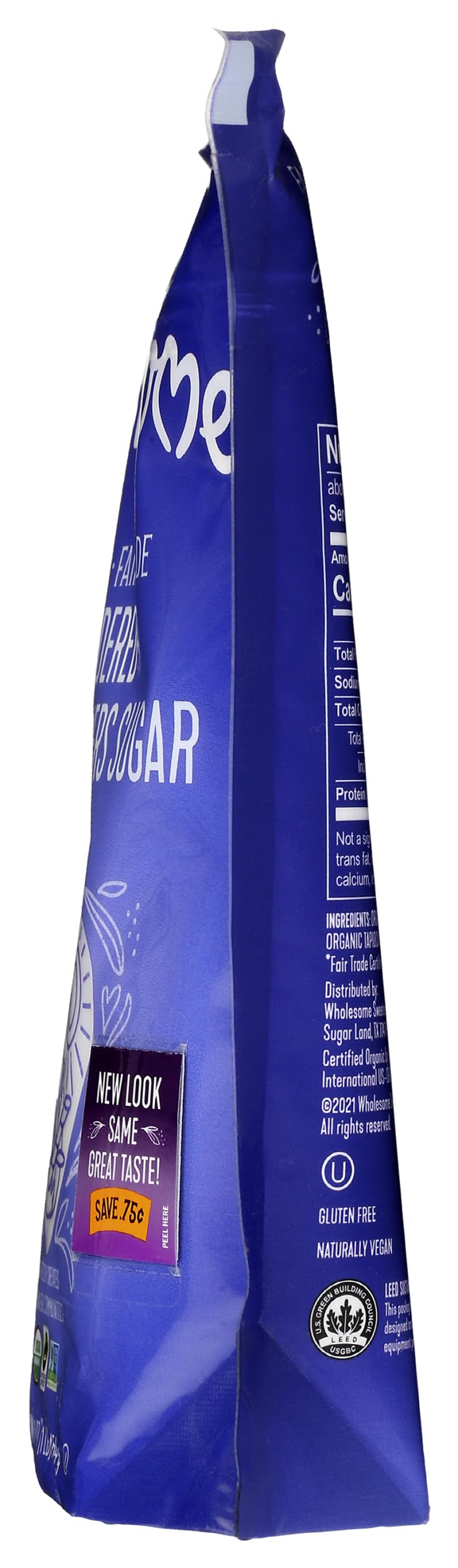 Wholesome Powdered Sugar, Fair Trade Organic, 16 oz (1 lb), White