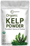 Organic Kelp Powder, 2lbs | Sustainably US Grown, Raw Ascophyllum Nodosum Source | Rich in Iodine for Thyroid Support, Body Scru