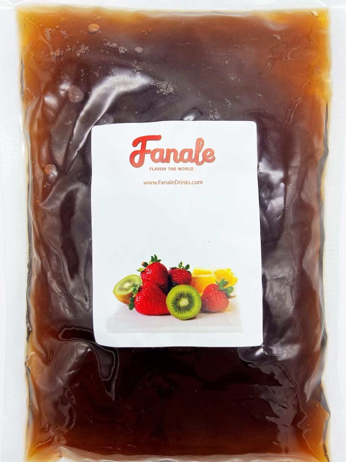 Fanale Brown Sugar Agar Tapioca Boba Jelly Ball For Milk Tea Coffee Shaved Ice Topping (4.4 Lb/Bag) Tap005-B