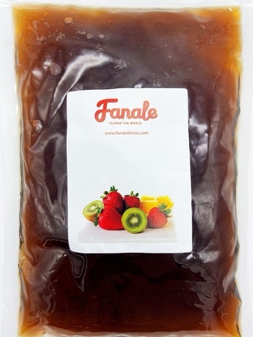 Fanale Brown Sugar Agar Tapioca Boba Jelly Ball For Milk Tea Coffee Shaved Ice Topping (4.4 Lb/Bag) Tap005-B