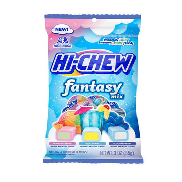 UNHA'S ASIAN SNACK BOX Hi Chew Candy Variety Pack, 2 Flavors - Fantasy Mix & Berry Mix, Fruity Chewy Japanese Candy, 2 Pieces