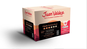 Juan Valdez Classic Medium Roast Coffee, Single Serve K-Cup Pods 4.05 Oz - Premium Colombian Coffee 10 Count
