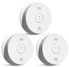 Siterlink Smoke And Carbon Monoxide Detector Combo With Voice Alert, Dual Sensor Fire And Co Alarm With Led Light And Test Butto