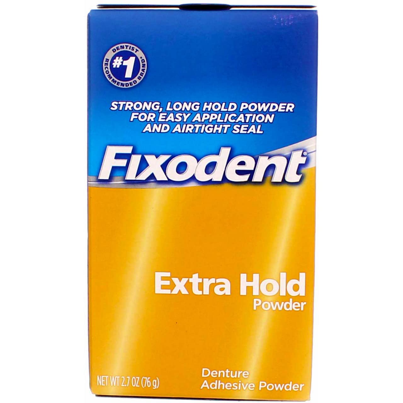 Fixodent Extra Hold Denture Adhesive Powder, 2.7 Oz