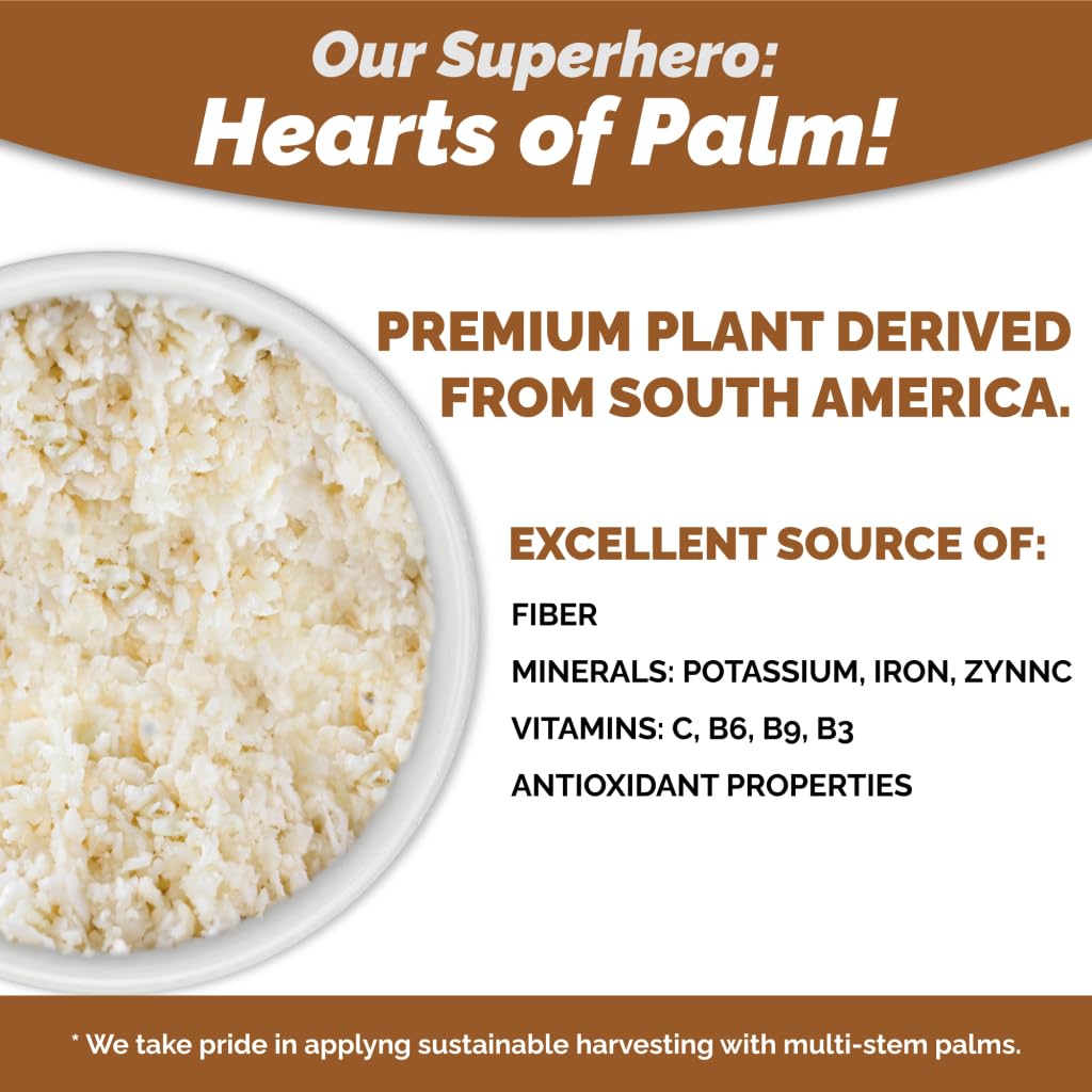 Palmini Rice | Low-Carb Hearts of Palm Rice | Gluten Free, Vegan | 12 Ounces Pouch | Model QUI017