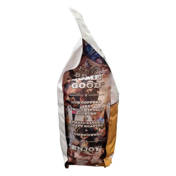 Independence Coffee Co. Madalyn'S Backyard Pecan Flavored Mellow Body, Light Roast Whole Bean Coffee, 5 Pound Bag (Packaging May Vary)