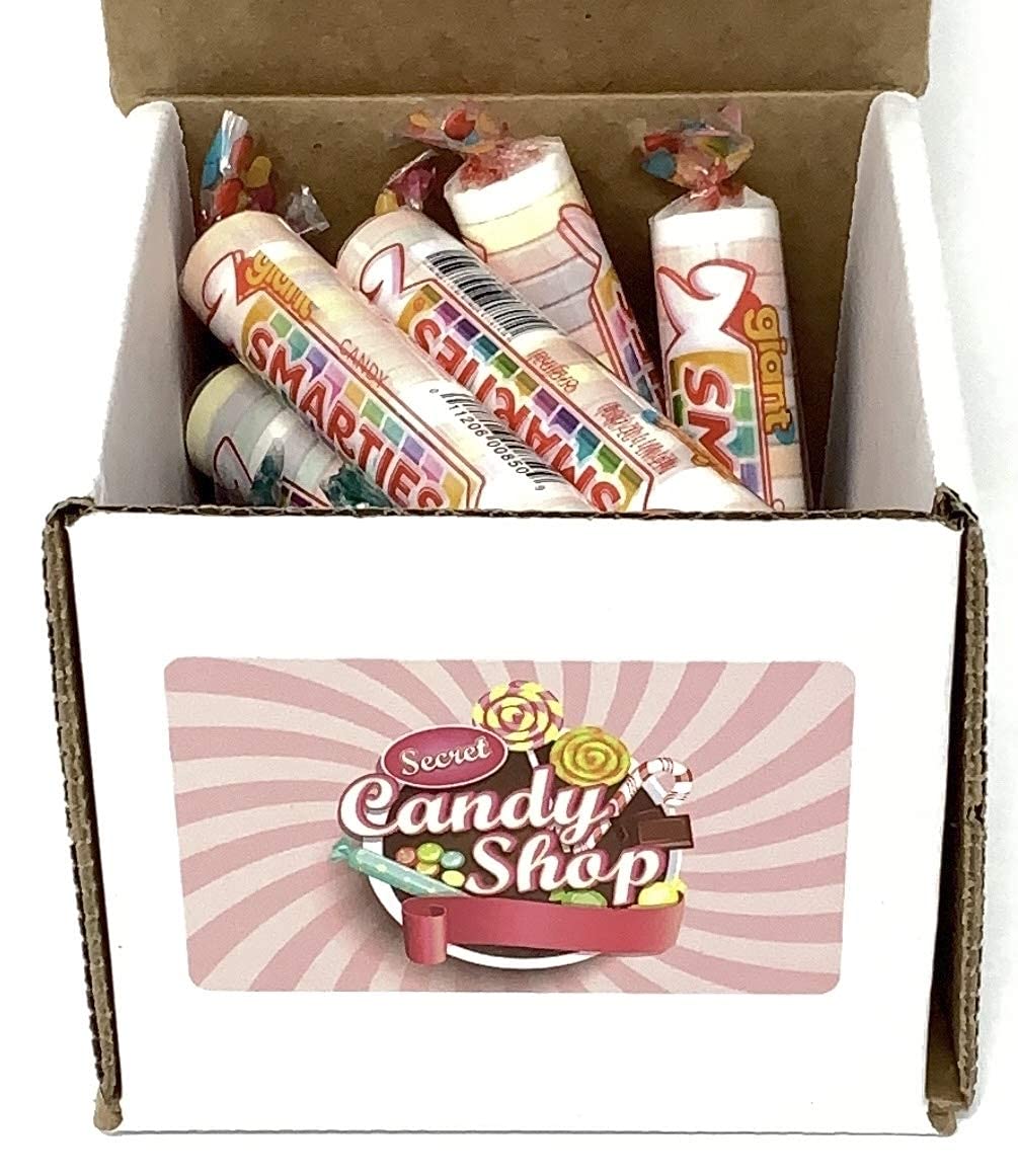 Secret Candy Shop Giant Jumbo Smarties Candies (Pack Of 12 Rolls) + Free 5 Smarties Rolls