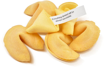 Soeos Fortune Cookies, Fortune Cookies Individually Wrapped Bulk, Approx 50 Cookies, Individually Packed Crisp Cookies with Fun,