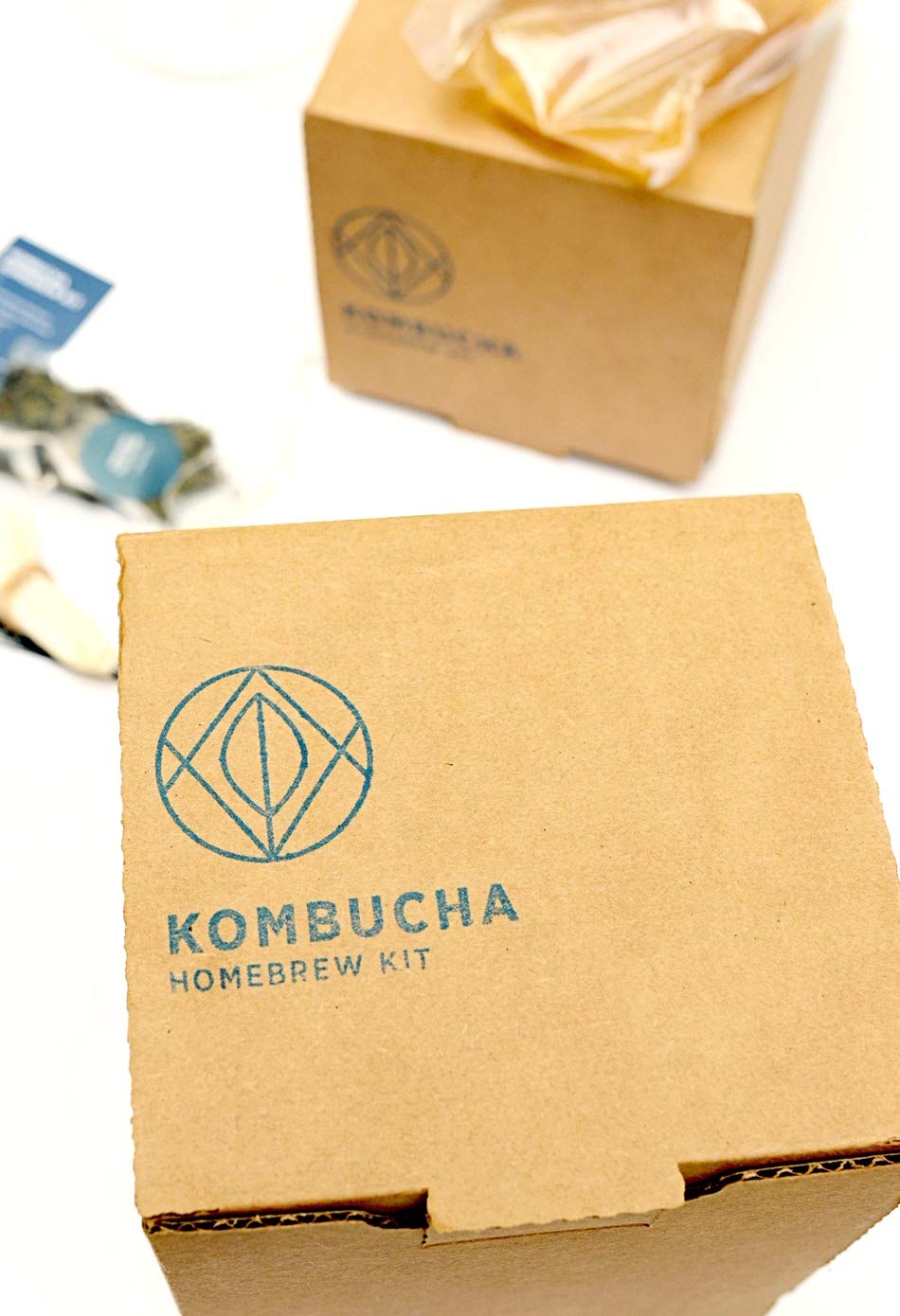 Kombucha Starter Kit - Organic Kombucha Scoby & Strong Starter Liquid. Make Delicious Kombucha At Home With Our Usa Made 1 Gallo