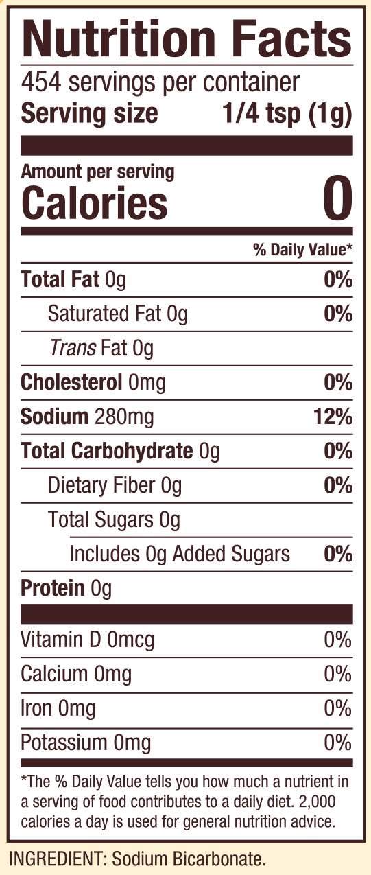 Bob's Red Mill Pure Baking Soda -- 16 oz (Pack of 2)