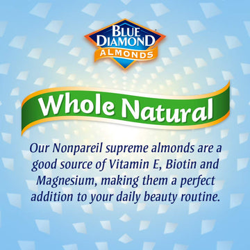 Blue Diamond Almonds, Raw Whole Natural, 25 Ounce