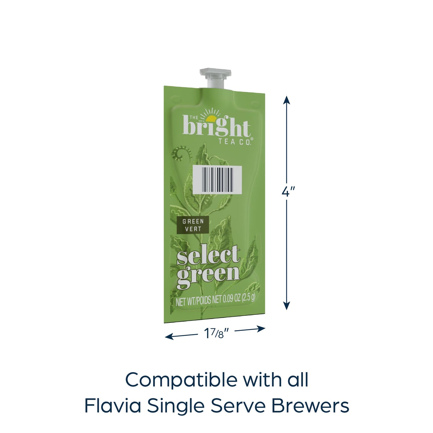 Flavia Select Green Tea Freshpacks for Flavia malt-inspired, 100 Count