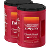 Classic Roast Ground Coffee, Medium Roast, 43.5 oz, Pack of 2