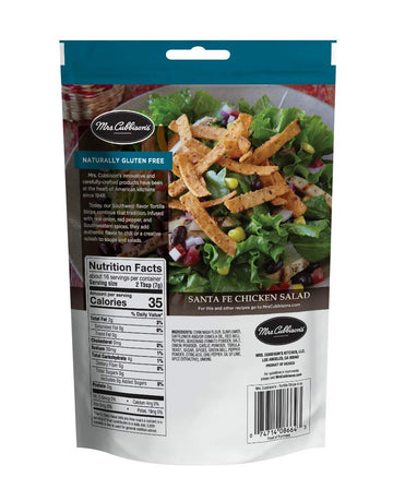 Mrs. Cubbison'S Tortilla Strips - Santa Fe Style, Great For Snacking, Soup And Salad Topper - Southwest Flavor, 4 Ounce (Pack Of