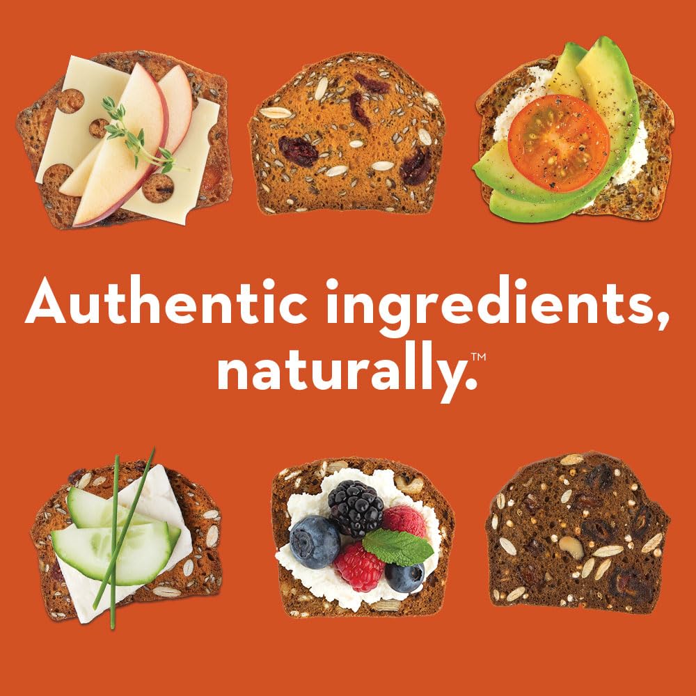 Kii Naturals Artisan Crisps, Healthy Snack Crackers For Cheese, Meats, Spreads, Charcuterie Board - Non-Gmo, Kosher, No Preserva