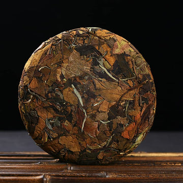 5/1000G2021Yr Shou Mei Aged White Tea Cake- Yunnan White Tea - 200G/7Oz (5)