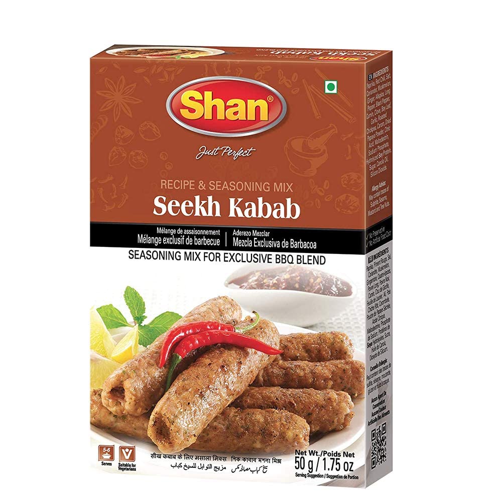 Shan - Seekh Kabab Masala 50G, (Pack Of 6)