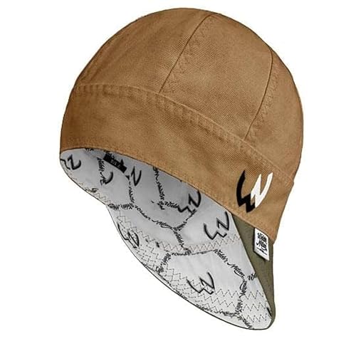 Welder Nation 8 Panel Welding Cap, Durable, Soft 10 Oz Cotton Duck Canvas, For Safety And Protection While Welding (7 38, Ranch