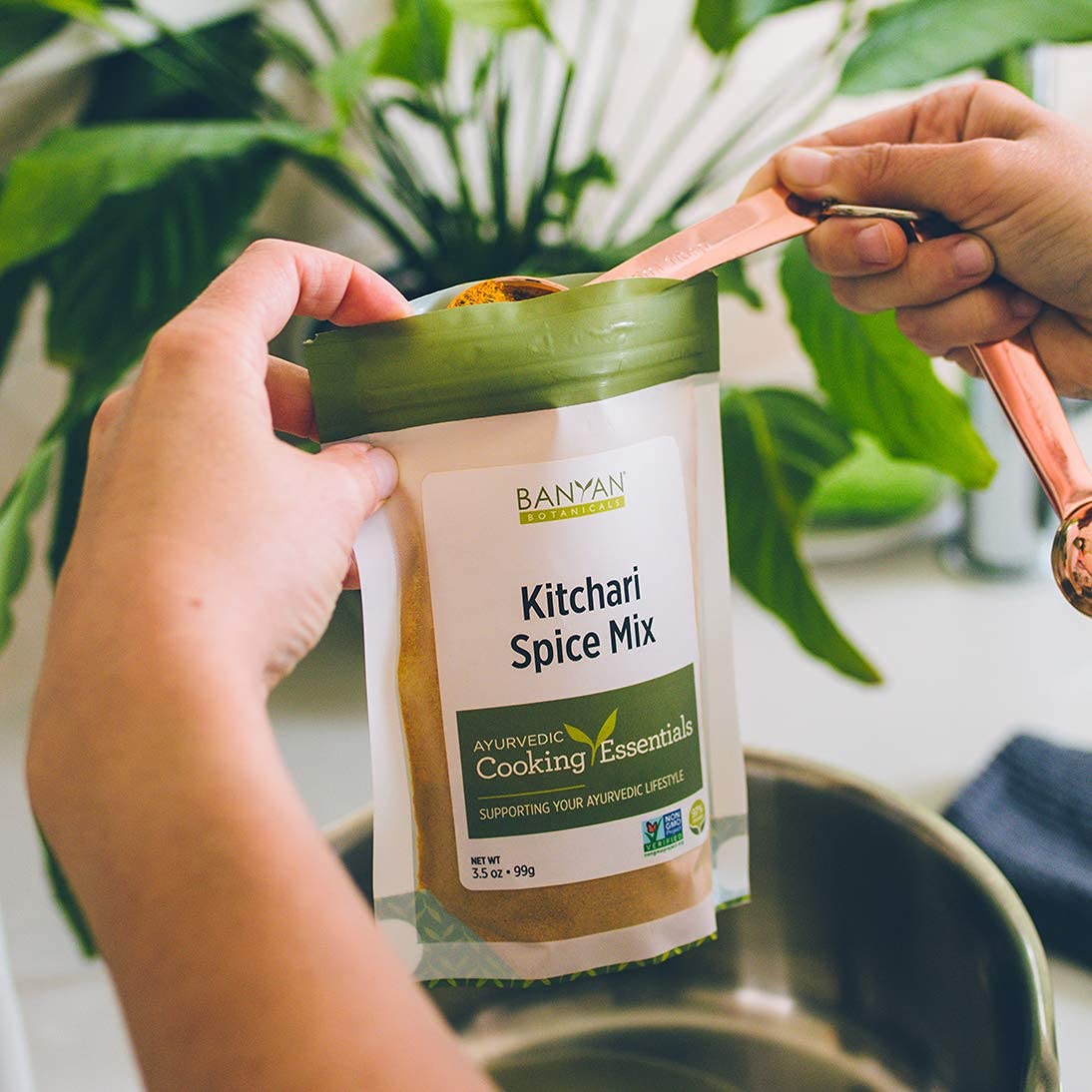 Banyan Botanicals Kitchari Spice Mix – Ayurvedic Kitchari Seasoning Made With Organic Herbs & Spices – For Ayurvedic Cleanses & Digestive Health – 3.5 Oz – Non Gmo Sustainably Sourced Vegan