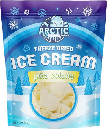 Arctic Farms Freeze Dried Ice Cream that Does Not Melt (Pina Colada)