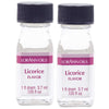LorAnn Licorice (Black) SS Flavor, 1 dram bottle (.0125 fl oz - 3.7ml - 1 teaspoon)- 2 Pack