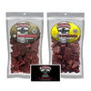 Old Trapper Beef Jerky Gift Set - Traditional & Teriyaki, 2 x 10 oz Bags, Includes Bonus Magnet, by Lyzas Sweets & Treats