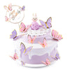 81 Pieces 3D Butterfly Cupcake Toppers Butterfly Cake Decoration Happy Birthday Cake Topper Butterfly Party Decorations Butterfl