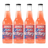 Jones Soda Co. Special Release Nuka Cola Victory | Fallout Merchandise | Cane Sugar Soda | Craft Soda Pop | Soda Soft Drinks | Glass Bottle Soda | Peach & Mango Flavor | (4 Bottles)