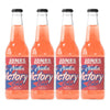 Jones Soda Co. Special Release Nuka Cola Victory | Fallout Merchandise | Cane Sugar Soda | Craft Soda Pop | Soda Soft Drinks | Glass Bottle Soda | Peach & Mango Flavor | (4 Bottles)
