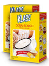 Corn Starch 100% Pure 1.76 Pounds - Klass Corn Starch with 0% Calories 0% Total Fat & Sugar Free (28.2 Oz Pack of 2)