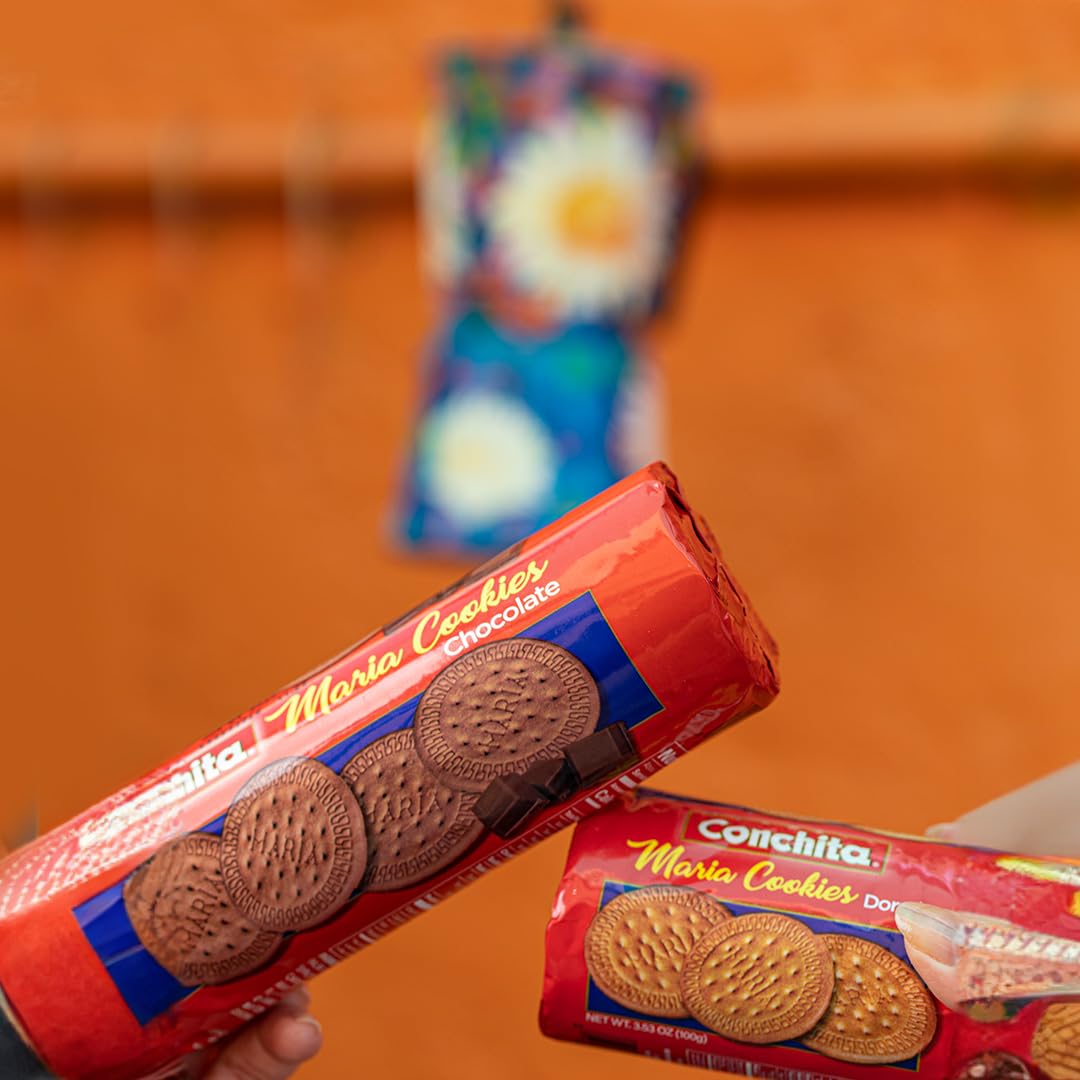 Conchita Chocolate Maria Cookies - Versatile Snack, Dessert, or Breakfast Food - 7.06 oz (Pack of 1)