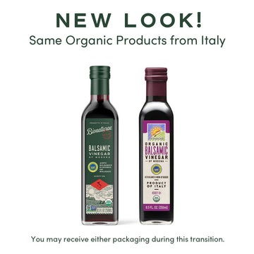 Bionaturae Vinegar Balsamic - Organic Balsamic Vinegar, Modena Balsamic Vinegar, Acidity 6%, USDA Certified Organic, Recyclable
