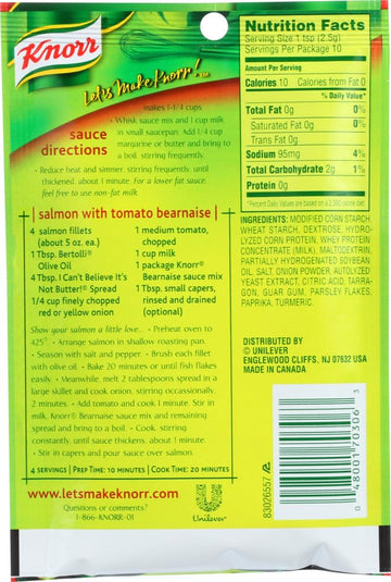 Knorr B arnaise Sauce Mix, 0.9 Ounce (Pack of 12)