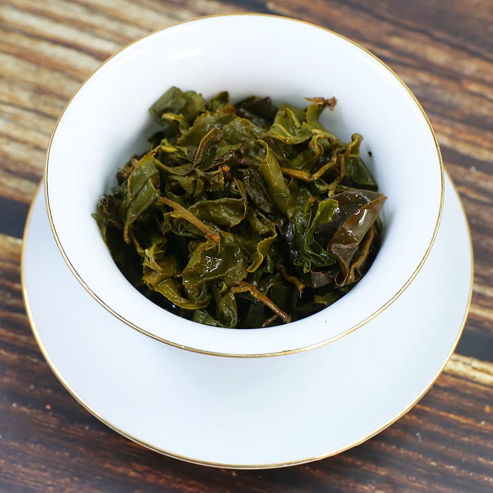 Tearelae - Taiwan Tea Alishan Oolong Tea Loose Leaf - 8.8Oz/250G - Authentic Natural High Mountain Green Tea - Chinese Tea Loose
