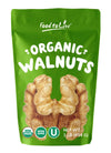 Organic California Walnuts Halves & Pieces, 1 Pound - Non-GMO, Raw, Unsalted, Shelled, Vegan, Kosher, Sirtfood, Bulk Snack. High
