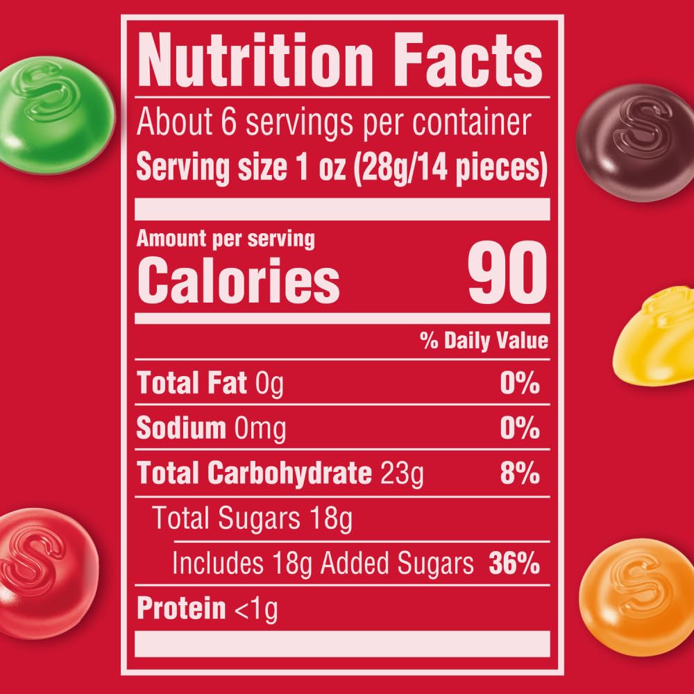 SKITTLES Original Gummy Candy, Gummy Snacks, Bulk Candy Bags, 5.8 Oz Bag (Pack of 12)
