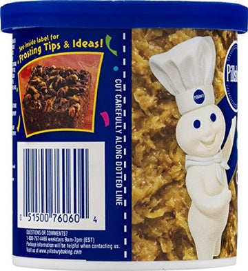 Pillsbury Creamy Supreme Coconut Pecan Frosting 15 Oz (Pack of 3)