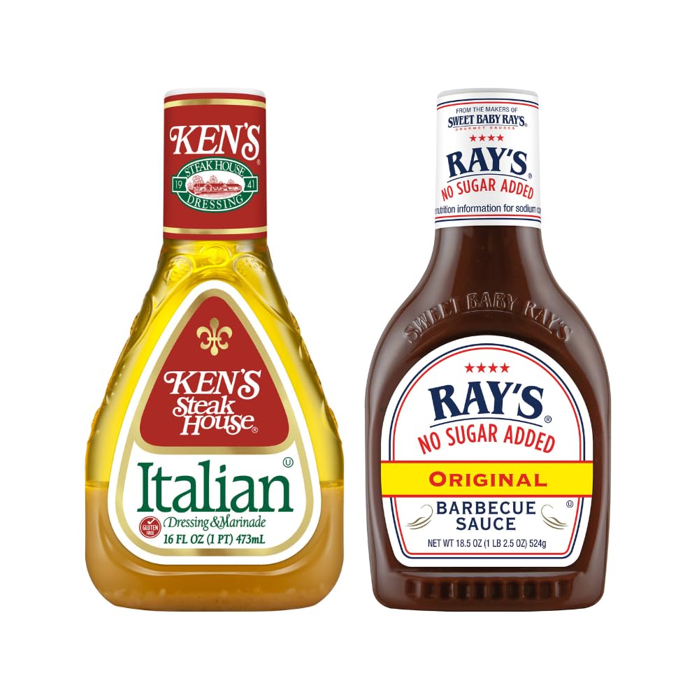 Kens Steak House Italian Dressing & Marinade, Sweet Baby Rays BBQ Sauc –  Groceryeshop