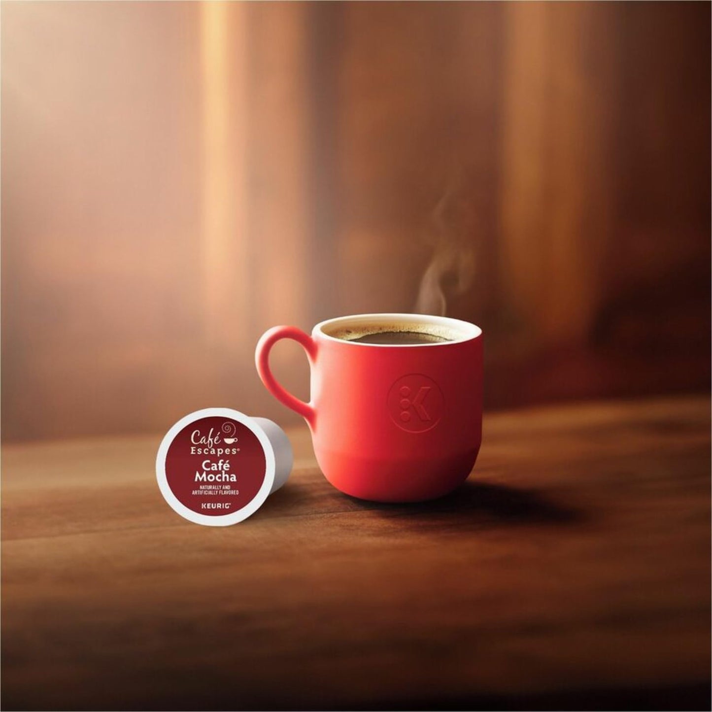 Café Escapes Single-Serve Coffee K-Cup Pods, Cafe Mocha, 24 Count, Brown, Model 5000203025