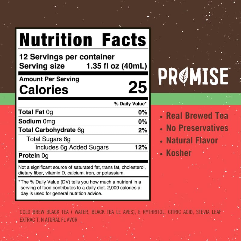 Promise Tea By Java House - Cold-Brewed Tea Concentrate Pods - Ethically Sourced - Hibiscus Lightly Sweet Tea - Pack Of 48