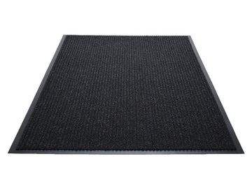 Guardian Golden Series Dual-Rib Indoor Wiper Floor Mat, Vinyl/Polypropylene, 3'X10', Charcoal (64031030)