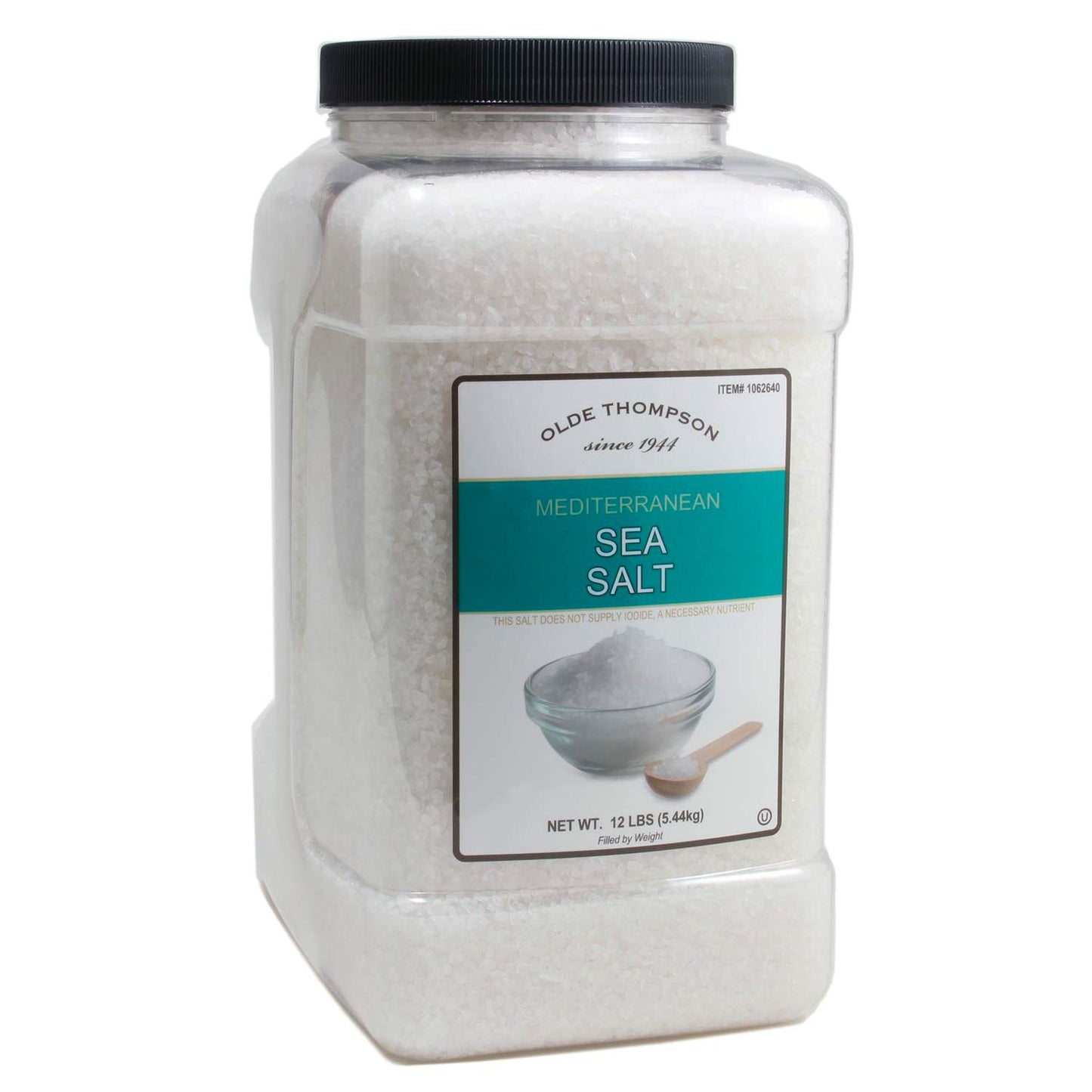 Olde Thompson Mediterranean coarse Sea Salt 12lbs Bulk Size