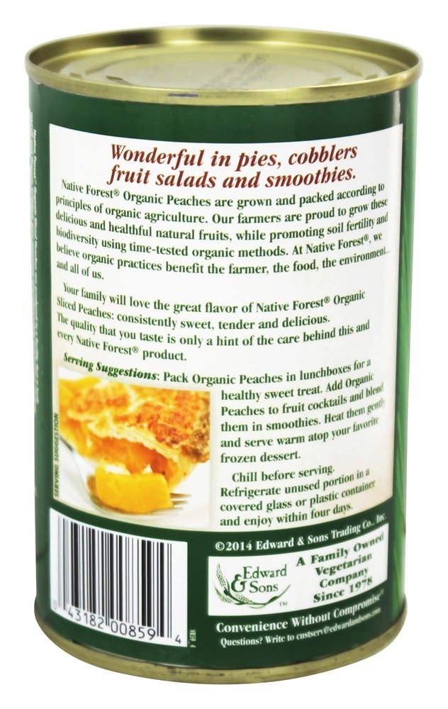 Native Forest Peach Sliced, 15 oz
