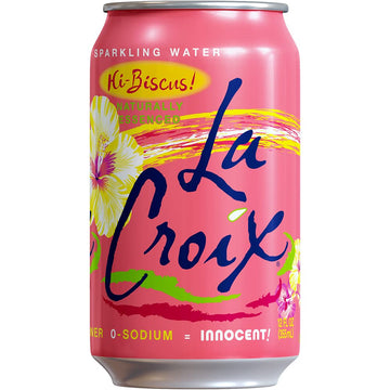 LaCroix Sparkling Water, Hi-Biscus Flavor, 12 Fl Oz, Pack of 12