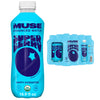 MyMuse Organic Enhanced Flavored Water, Super Berry, 16.9 Fl Oz Bottle (12 pack), 1G of Sugar, Immune Support with Zinc & Elderb