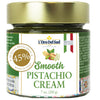 Pistachio Cream enhanced 45% Smooth Sicilian Pistachio Spread 7 oz (200g) Contains 45% Pistachio nuts Sweet Pistachio Butter Product of Italy LOro Del Sud