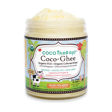 CocoTherapy Coco-Ghee Organic Virgin Coconut Oil and Organic Cultured Ghee, 7.5oz