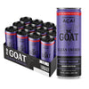 BeGOAT ZERO SUGAR Strawberry Acai Energy Drink | 200 Mg Caffeine | Vegan, Gluten-Free | 12 FL OZ (Pack of 12)